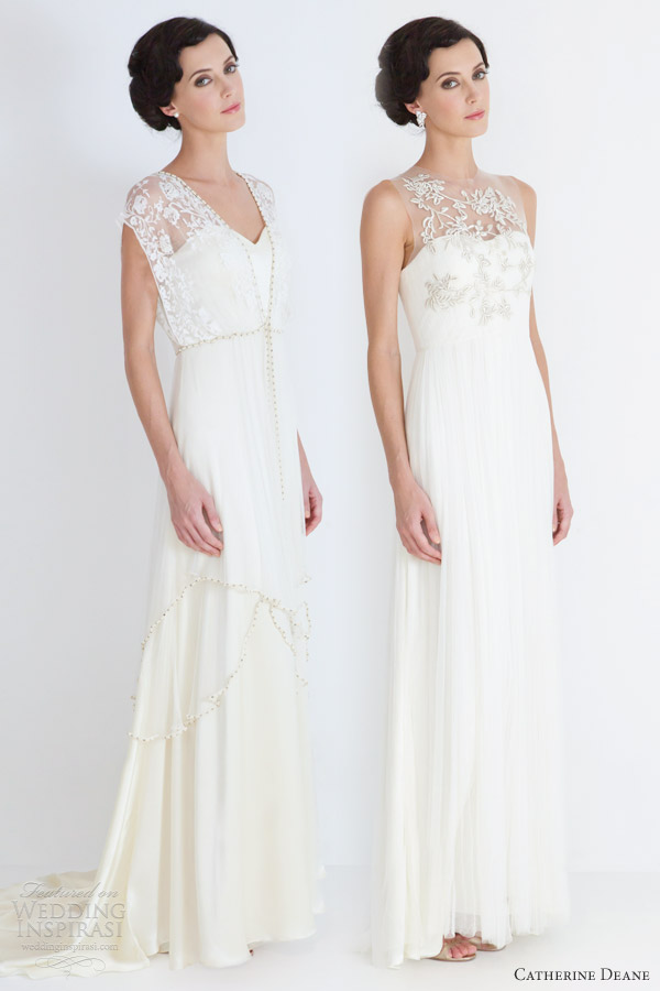 catherine deane bridal 2012 lita leticia wedding dresses illusion necklines