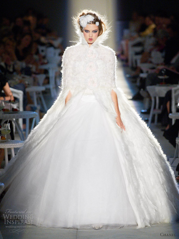 chanel fall 2012 2013 couture wedding dress ball gown