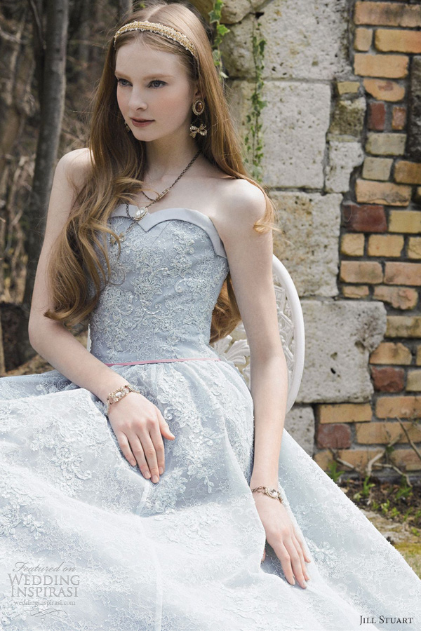 jill stuart 2012 bridal light blue strapless wedding dress jill stuart 2012 bridal light blue strapless wedding dress