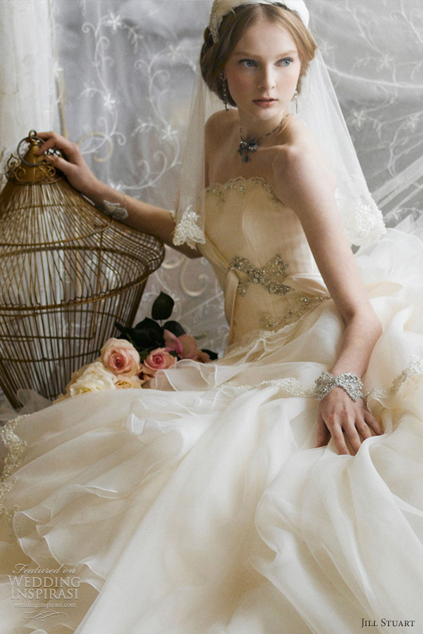 jill stuart wedding dresses 2012 strapless romantic ball gown