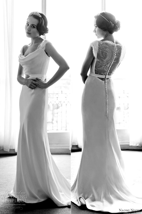 naomi neoh beatrix cowl neck illusion back wedding dress