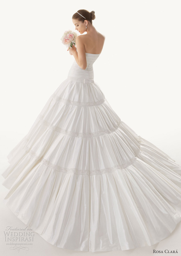 rosa clara 2013 begona strapless wedding dress