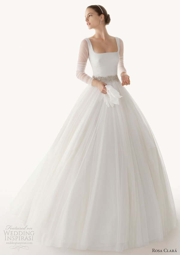 rosa clara 2013 belinda ball gown wedding dress long sleeves