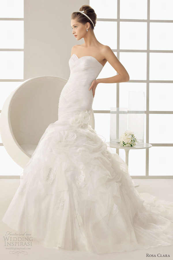 rosa clara 2013 wedding dresses diosa strapless mermaid gown gazare