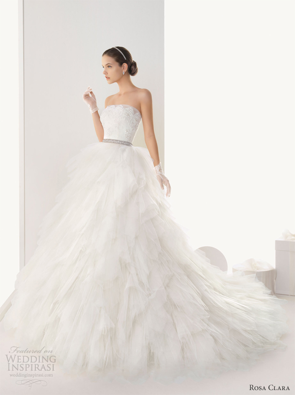 rosa clara wedding dresses strapless ball gown