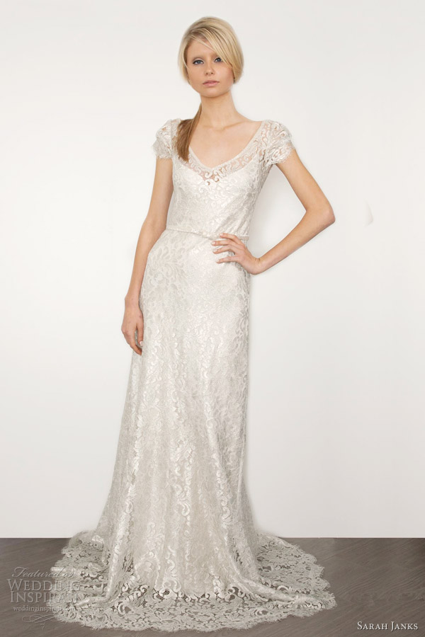 sarah janks 2013 bridal bettina silver lace wedding dress