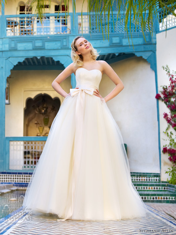 stephanie allin 2013 bardot strapless wedding dress stephanie allin 2013 bardot strapless wedding dress