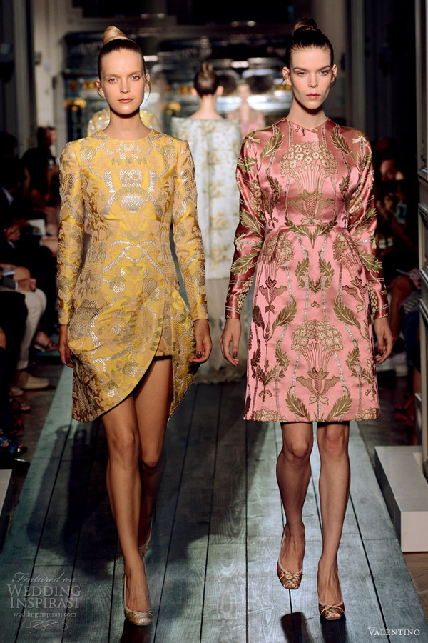 valentino fall 2012 couture short dresses valentino fall 2012 couture short dresses
