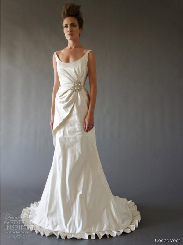 cocoe voci wedding dresses fall 2012 alysa sleeveless gown