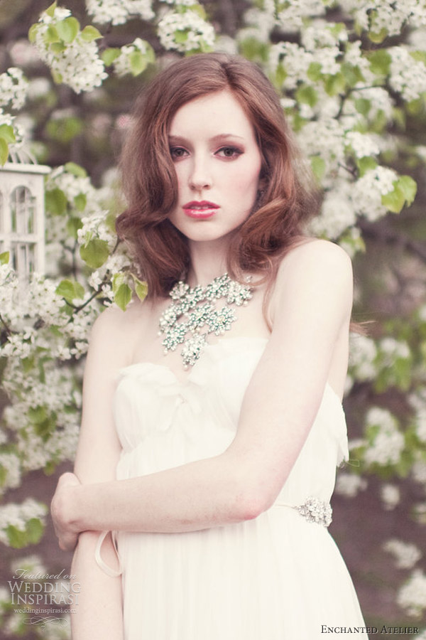 enchanted atelier bridal accessories spring 2013 viviana necklace