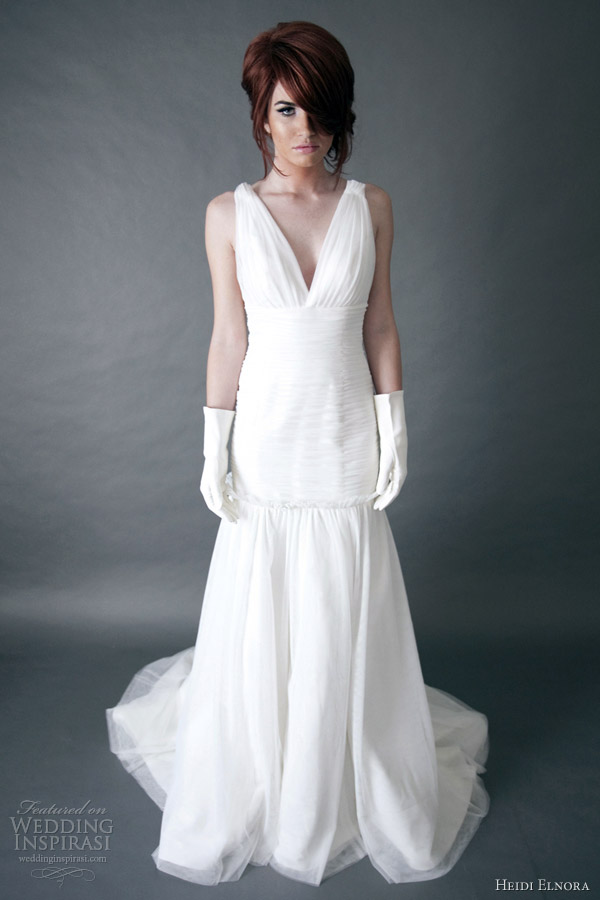 heidi elnora spring 2013 wedding dress malibu dana sleeveless gown