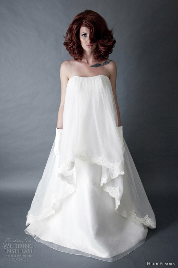 heidi elnora wedding dresses spring 2013 katie ford strapless silk a line gown