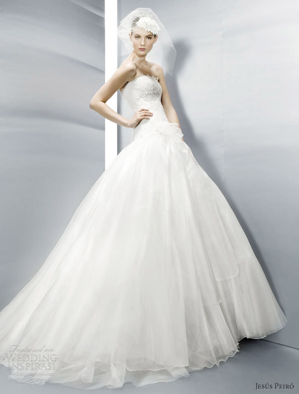 jesus peiro wedding dresses 2013 strapless ball gown