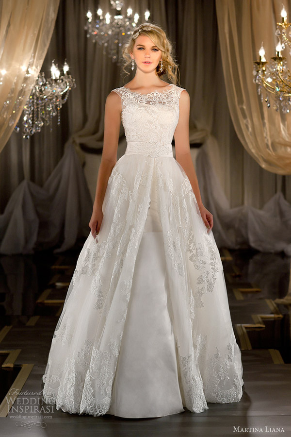 martina liana bridal 2012 2013 sleeveless ball gown wedding dress