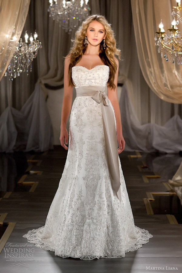 martina liana fall 2012 strapless wedding dress 419