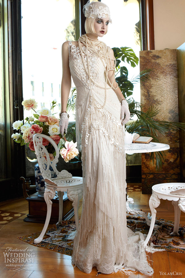yolan cris 2013 taiwan wedding dress crochet fringe skirt yolan cris 2013 taiwan wedding dress crochet fringe skirt