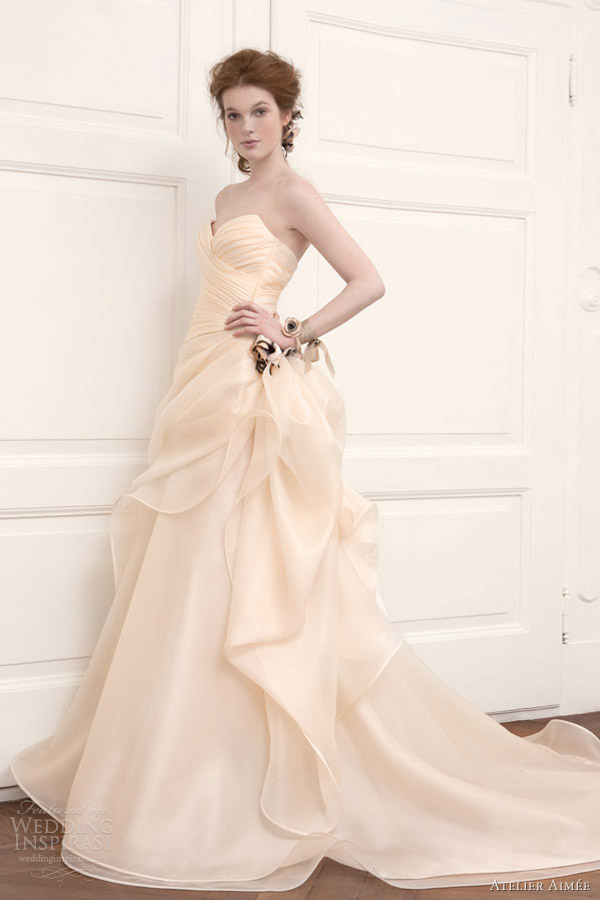atelier aimee wedding dresses 2013 bridal rosa cipria gown