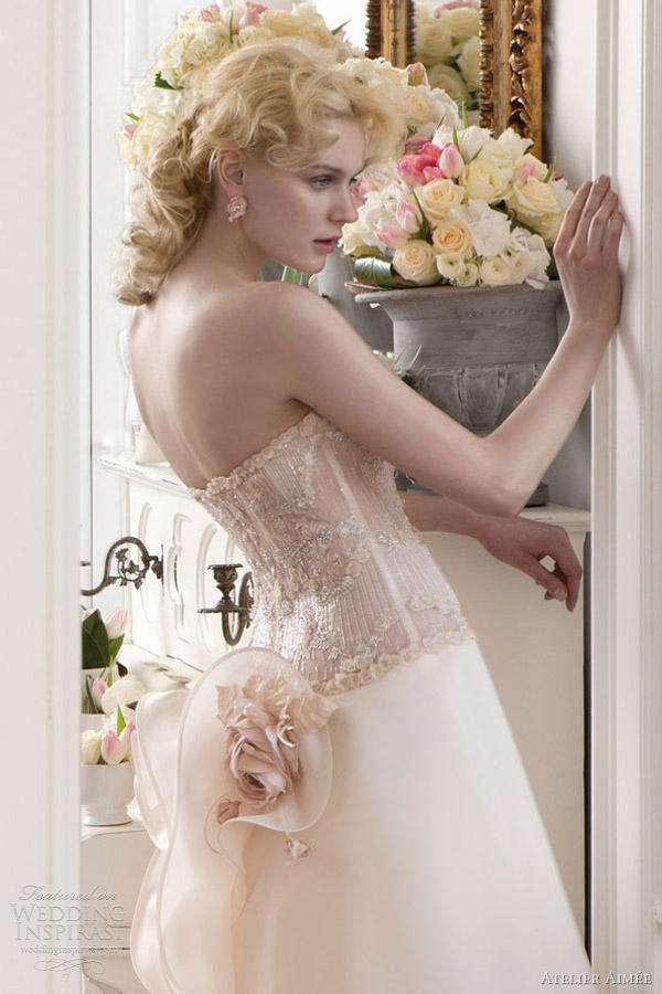 atelier aimee wedding dresses 2013 bridal strapless a line gown beaded bodice