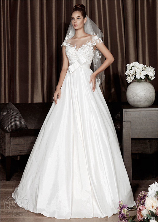 intuzuri wedding dresses 2013 althea princess bow bridal gowns