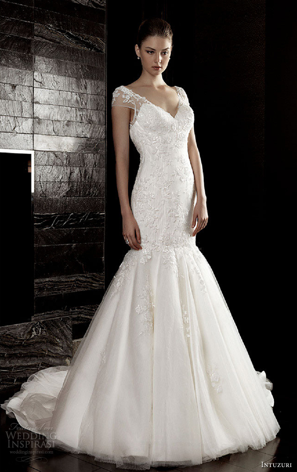 intuzuri wedding dresses 2013 alvera cap sleeves bridal gowns