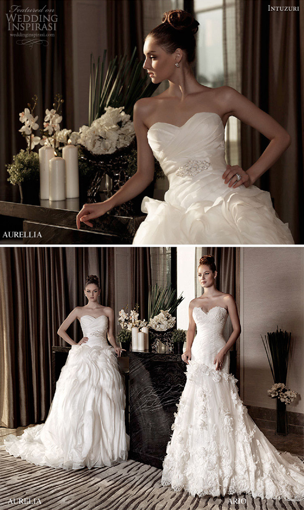 intuzuri wedding dresses 2013 aurellia ario bridal gowns