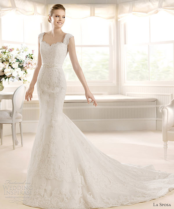 la sposa 2013 bridal meca lace wedding dress straps