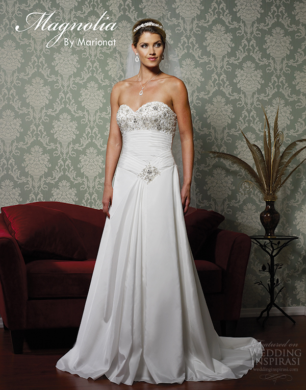 magnolia by marionat spring 2013 strapless wedding dress style 5083