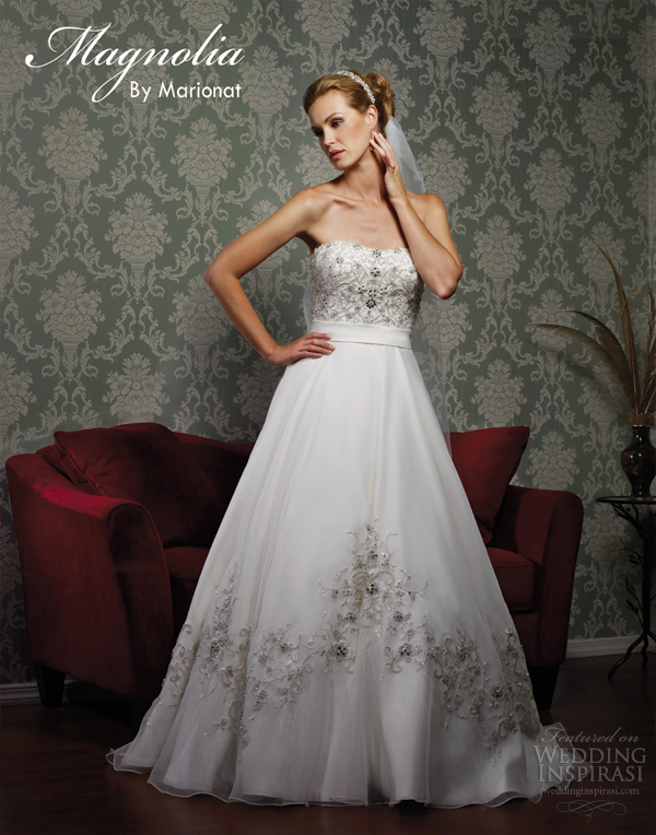 magnolia by marionat wedding dresses spring 2013 strapless bridal gown style 5088