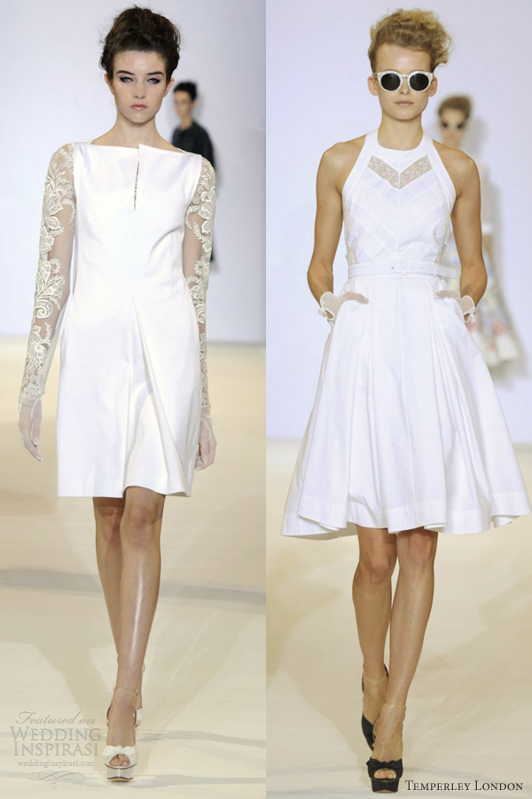 temperley london spring 2013 ready to wear white tea dresses