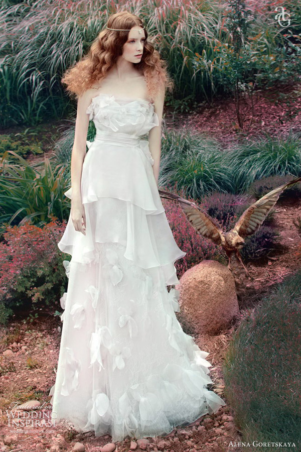 alena goretskaya wedding dress 2013 vilena strapless bridal gown alena goretskaya wedding dress 2013 vilena strapless bridal gown