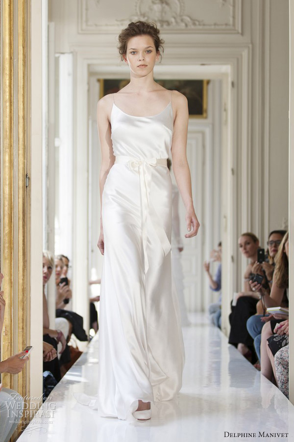 delphine manivet 2013 wedding dress edouard silk satin gown