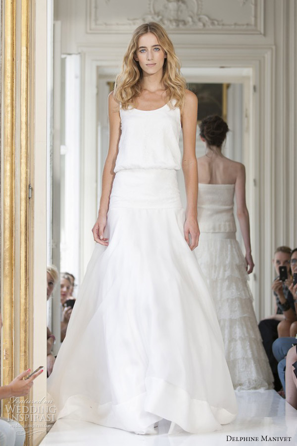 delphine manivet spring 2013 lubin sleeveless blouson wedding dress