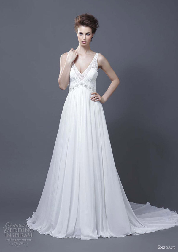 enzoani bridal 2013 harley wedding dress sleeveless straps