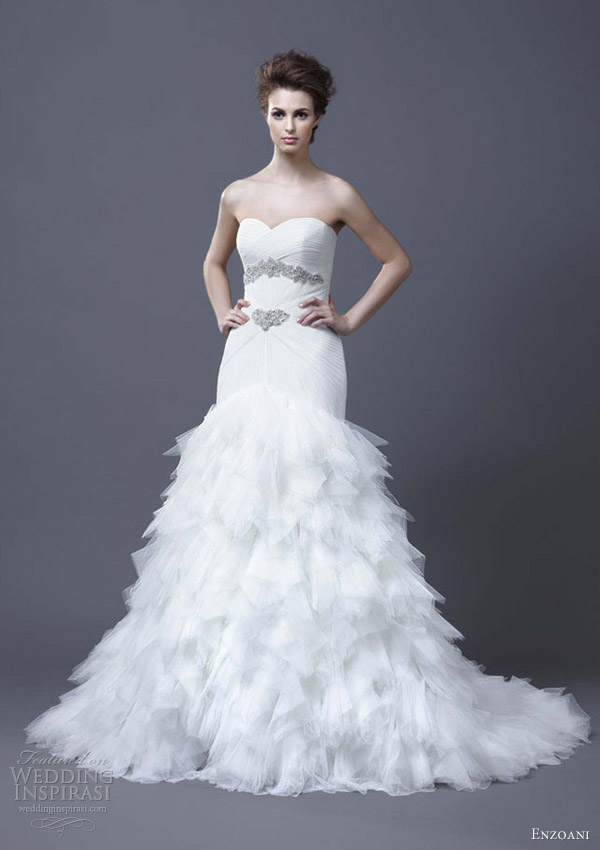 enzoani wedding dresses 2013 hadiya sweetheart crystals