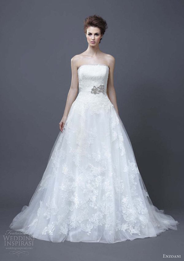 enzoani wedding dresses 2013 halo a line bridal gown