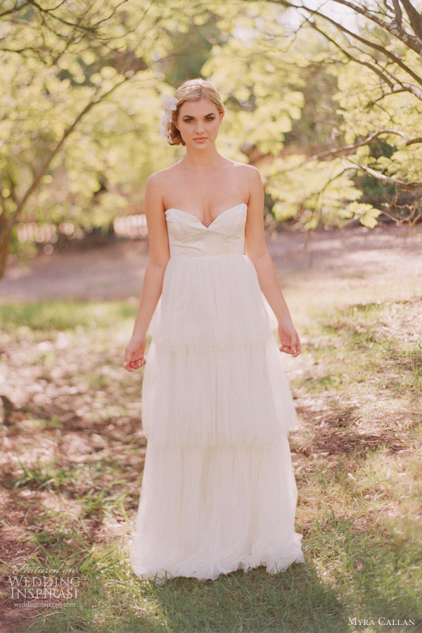 myra callan bridal 2013 twigs honey fragaria wedding dress
