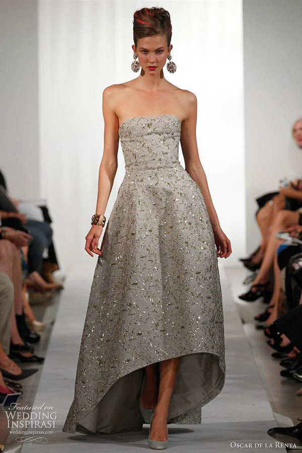 oscar de la renta spring summer 2013 ready to wear strapless ball gown