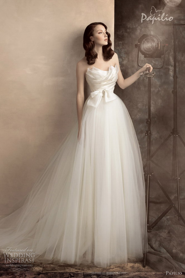 papilio wedding dresses 2013 scarlett strapless bridal gown papilio wedding dresses 2013 scarlett strapless bridal gown