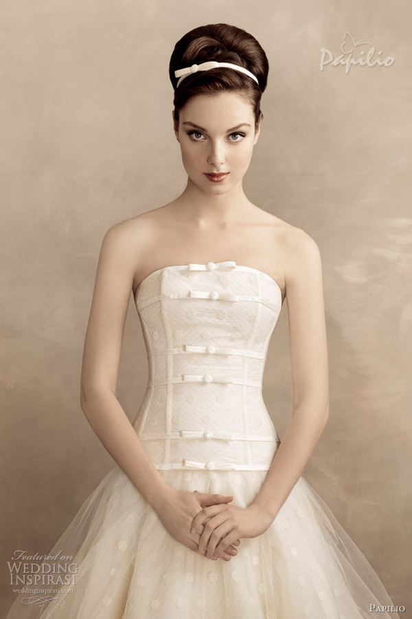 papilio wedding dresses 2013 shirlie strapless ball gown