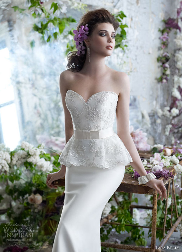 tara keely fall 2012 strapless wedding dress style 2255 jlm couture