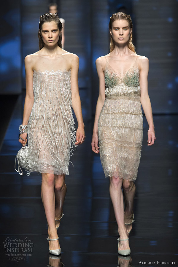 alberta ferretti spring 2013 rtw fringe dress