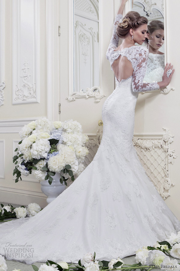 ellis bridals 2013 long sleeve wedding dress 11368