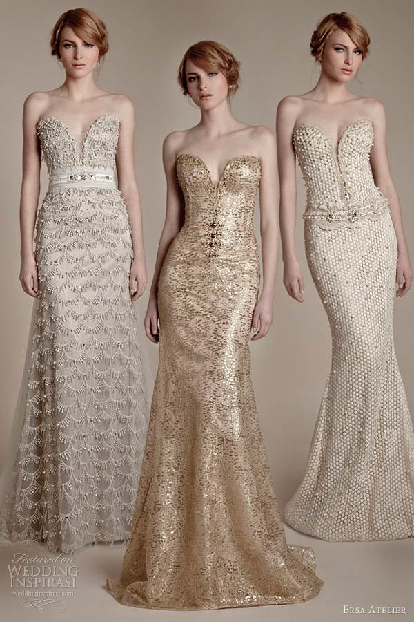 ersa atelier 2013 bridal fashion strapless sheath wedding dresses ersa atelier 2013 bridal fashion strapless sheath wedding dresses