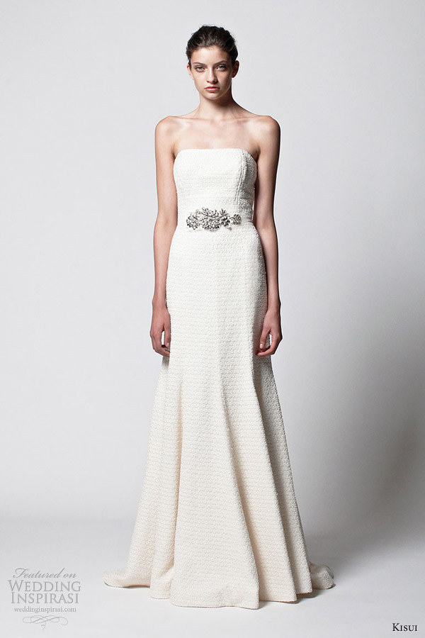 kisui bridal 2013 runa wedding dress embellished waist kisui bridal 2013 runa wedding dress embellished waist