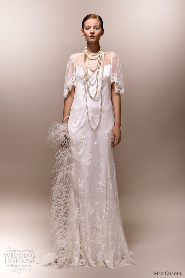 max chaoul 2013 bridal norma 1930s wedding dress