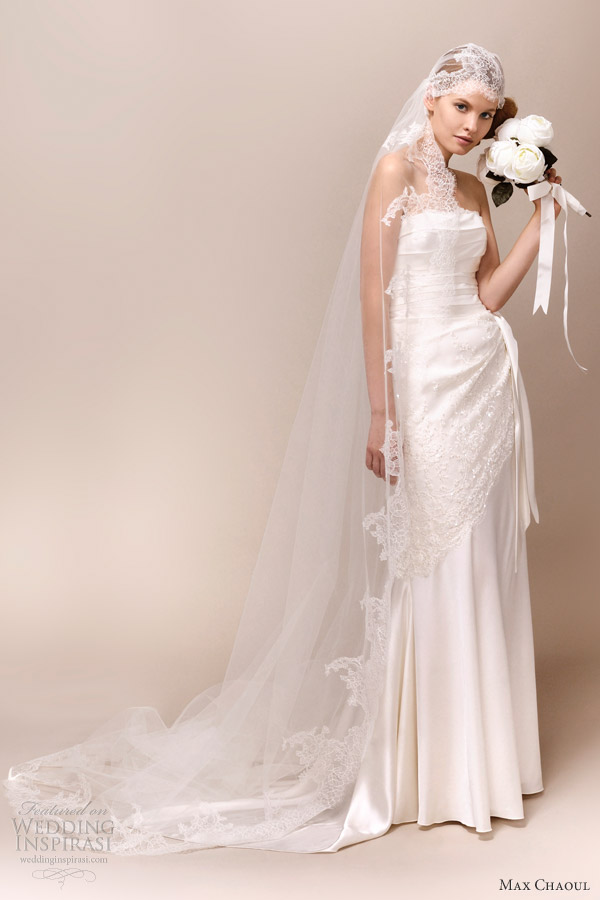 max chaoul bridal 2013 veronica 1940s style wedding dress