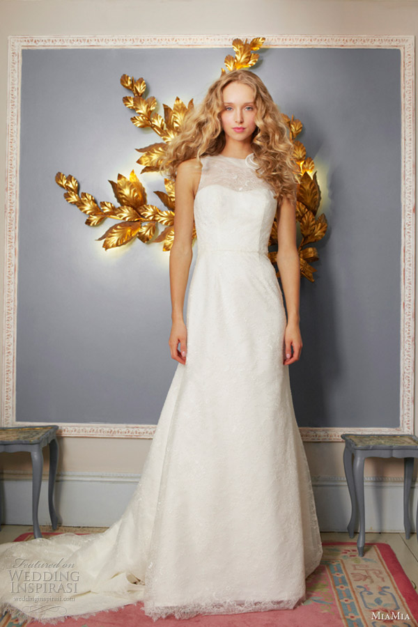 miamia bridal spring 2013 windflower sleeveless wedding dress