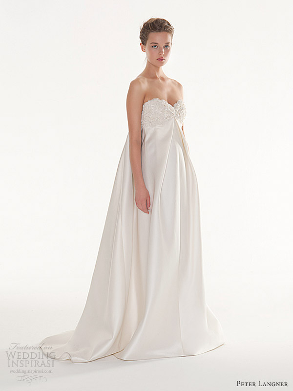 peter langner bridal collection 2013 bizet empire wedding dress