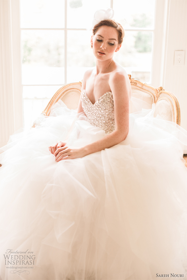 sareh nouri spring 2013 wedding dresses ressan tulle ballgown