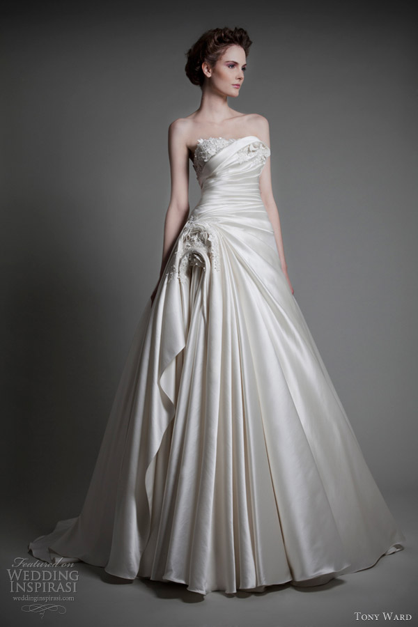 tony ward wedding dresses 2013 bridal absolu strapless ball gown